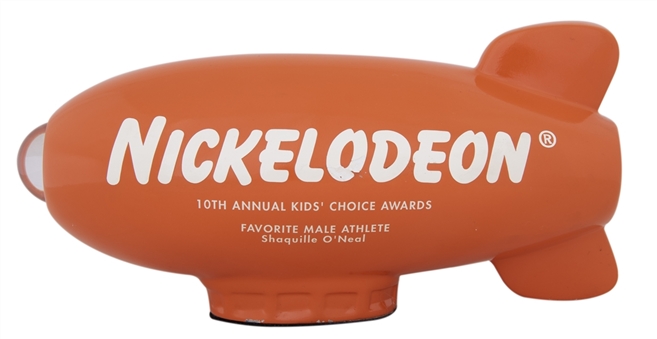 1997 Nickelodeon 10th Annual Kids Choice Awards "Favorite Male Athlete" Trophy Presented to Shaquille ONeal (Mine O Mine LOA)